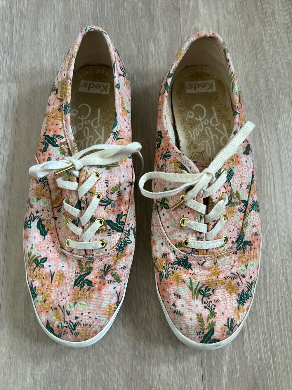 Keds x Rifle Paper Co. Champion Meadow canvas sneakers lace up 8